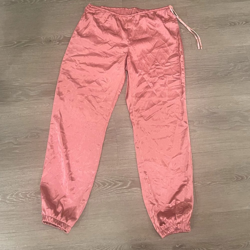 UO Pink Silk Pants
